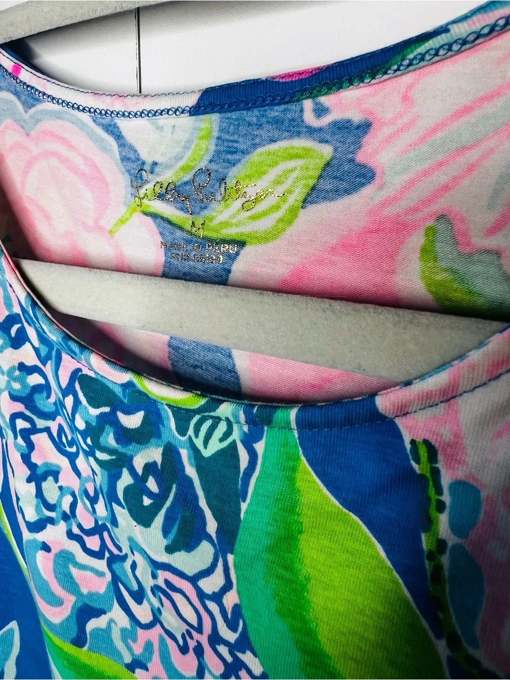 Lilly Pulitzer Elisabette Top M Peony For Your Thoughts Puff Twisted Sleeve